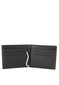 Weekend Fold Leather Wallet - Black