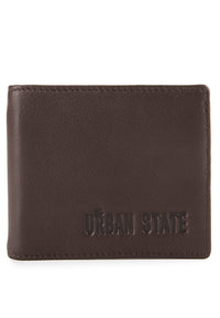 Weekend Fold Leather Wallet - Black