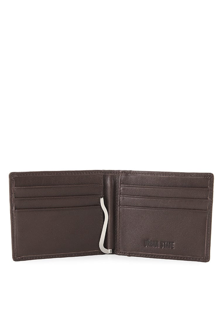 Weekend Fold Leather Wallet - Brown
