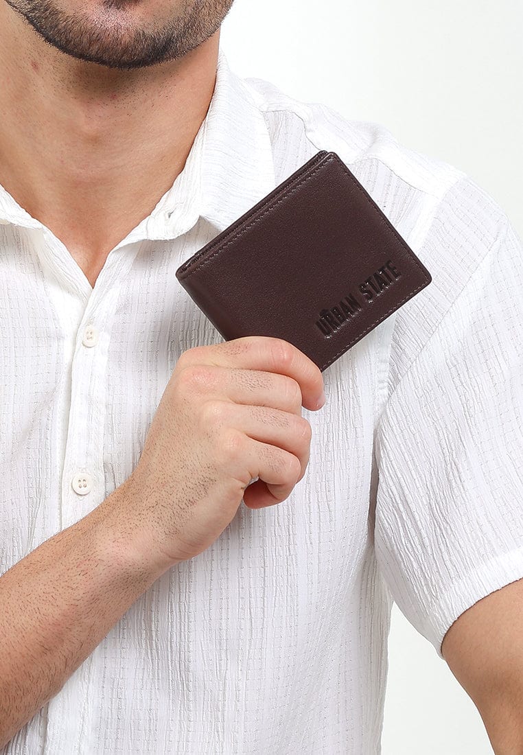 Weekend Fold Leather Wallet - Brown