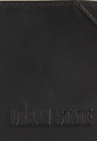 Everyday Fold Leather Wallet - Black