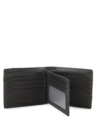 Everyday Fold Leather Wallet - Black