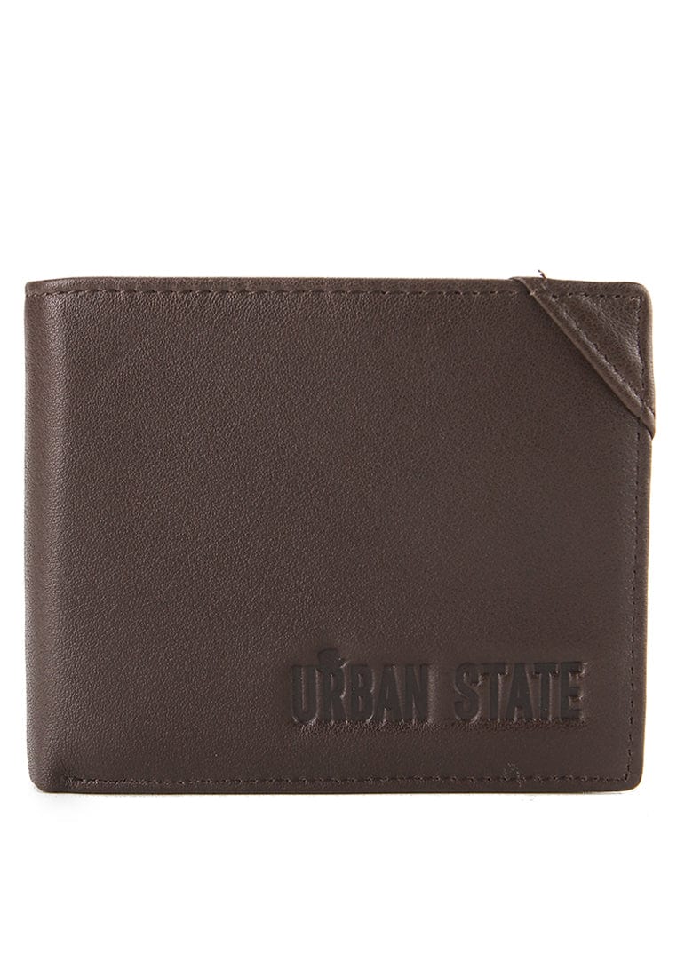 Everyday Fold Leather Wallet - Black