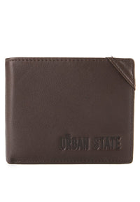 Everyday Fold Leather Wallet - Black