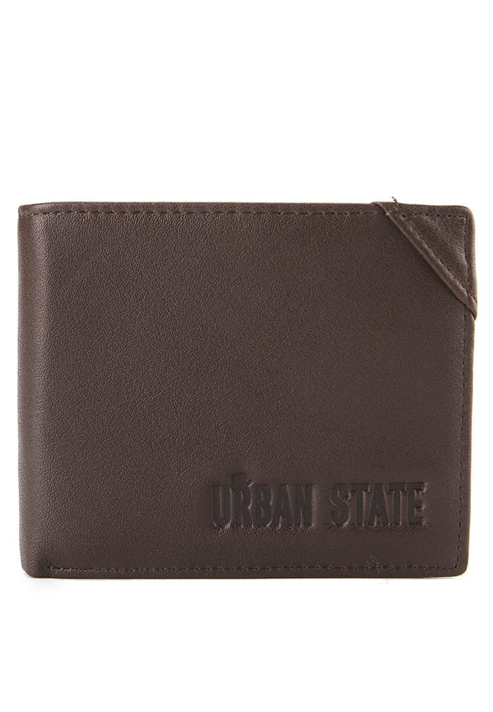 Everyday Fold Leather Wallet - Brown