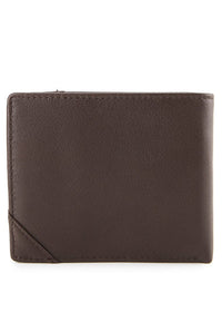 Everyday Fold Leather Wallet - Brown