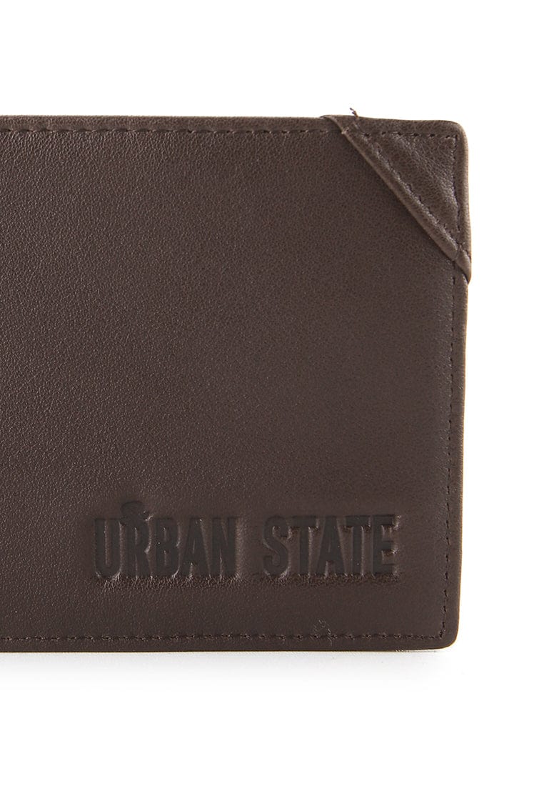 Everyday Fold Leather Wallet - Brown
