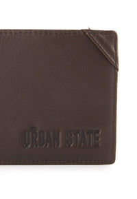 Everyday Fold Leather Wallet - Brown