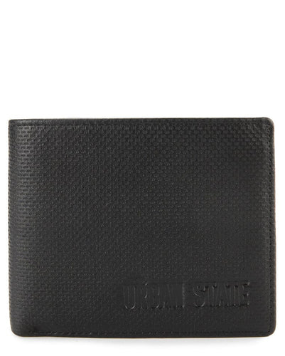 Metro Fold Leather Wallet - Black