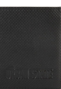 Metro Fold Leather Wallet - Black