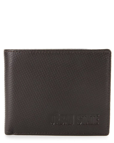 Metro Fold Leather Wallet - Brown
