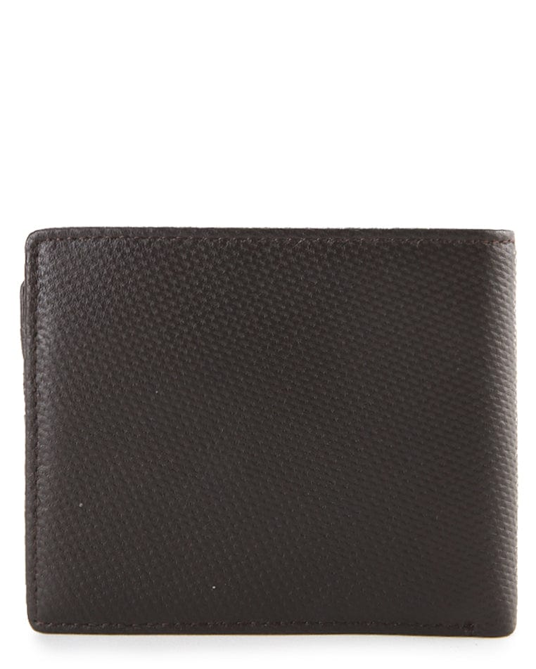 Metro Fold Leather Wallet - Brown