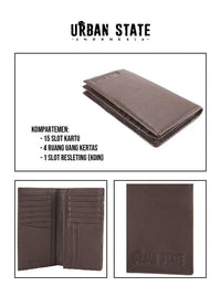 Weekend Long Leather Wallet - Black