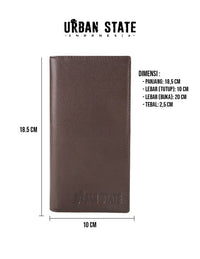 Weekend Long Leather Wallet - Black