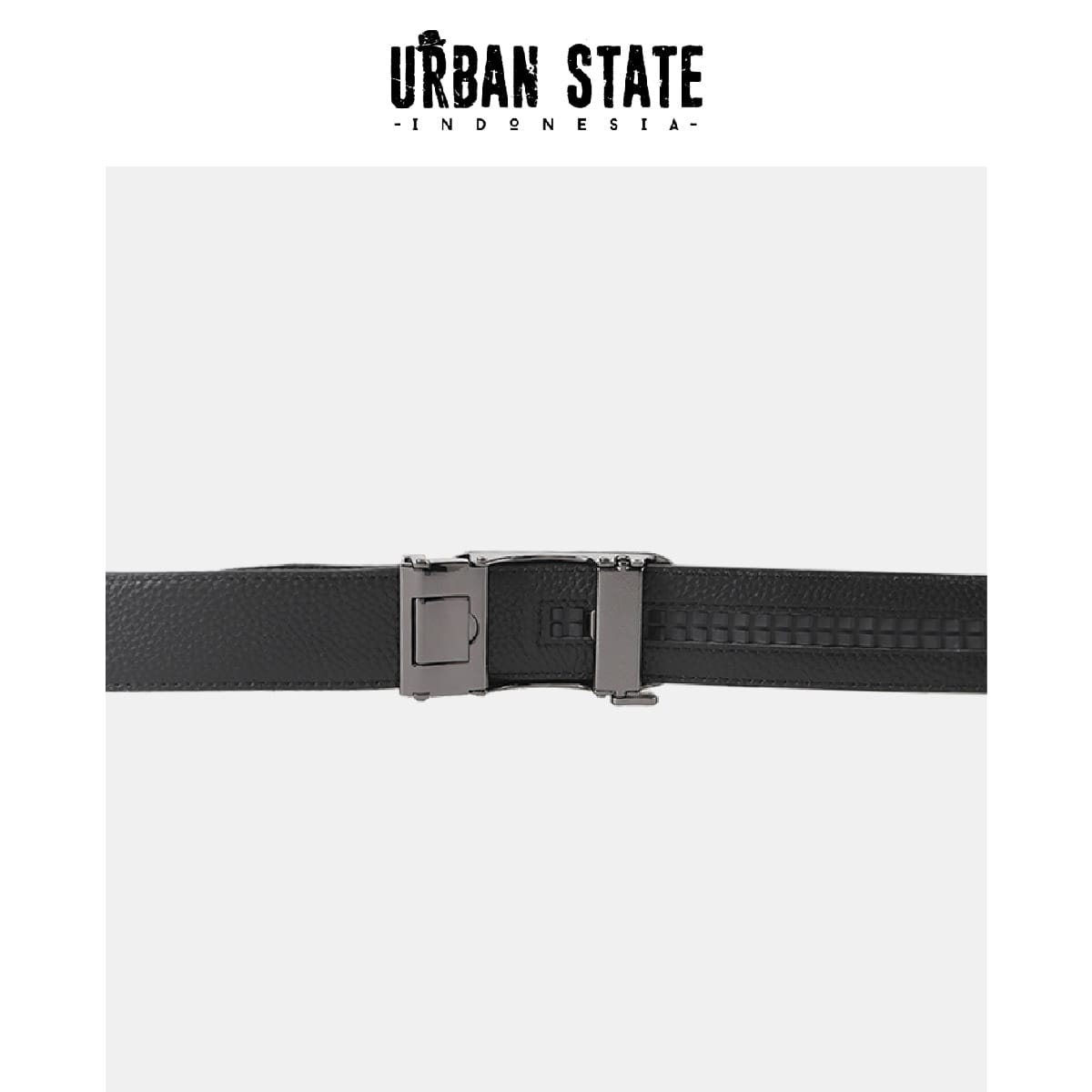 Align Auto Top Grain Leather Belt - Black
