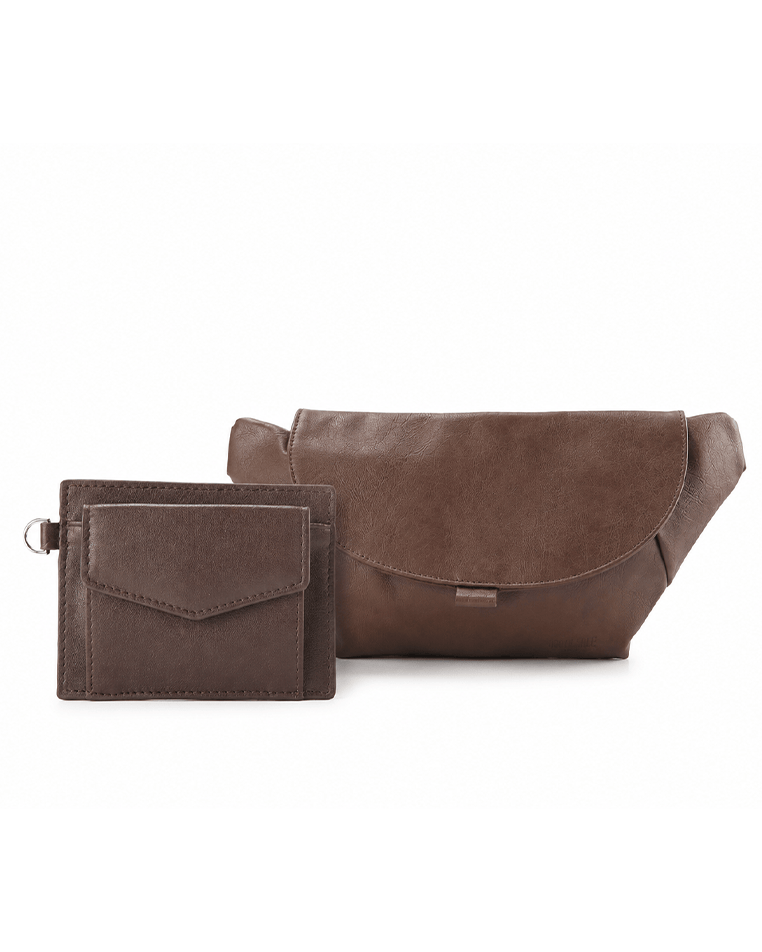 Anniversary Distressed Leather Rogue Belt Bag - Camel