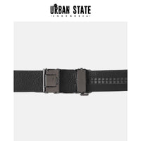 AxisLock Auto Top Grain Leather Belt - Black