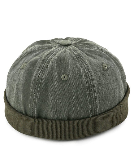 Casual Brimless Baseball Cap -  Army