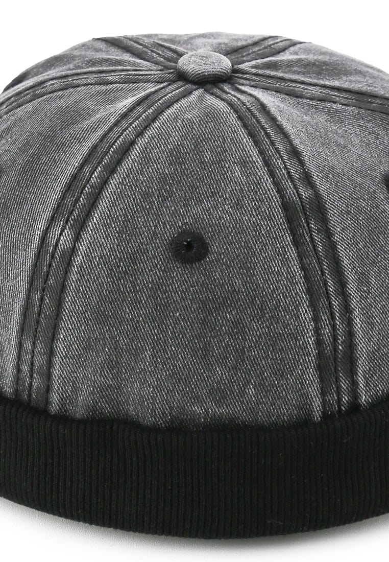 Casual Brimless Baseball Cap -  Black