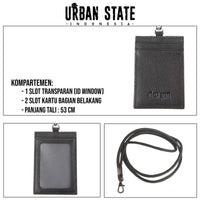 Everyday Carry Leather Card Lanyard - Brown