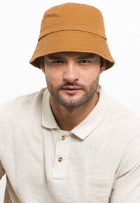 Everyday Cotton Bucket Hat - Brown