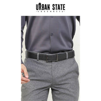 Latch Auto Top Grain Leather Belt - Black