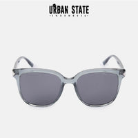 Polarized Camden Square Frame Sunglasses - Black Black