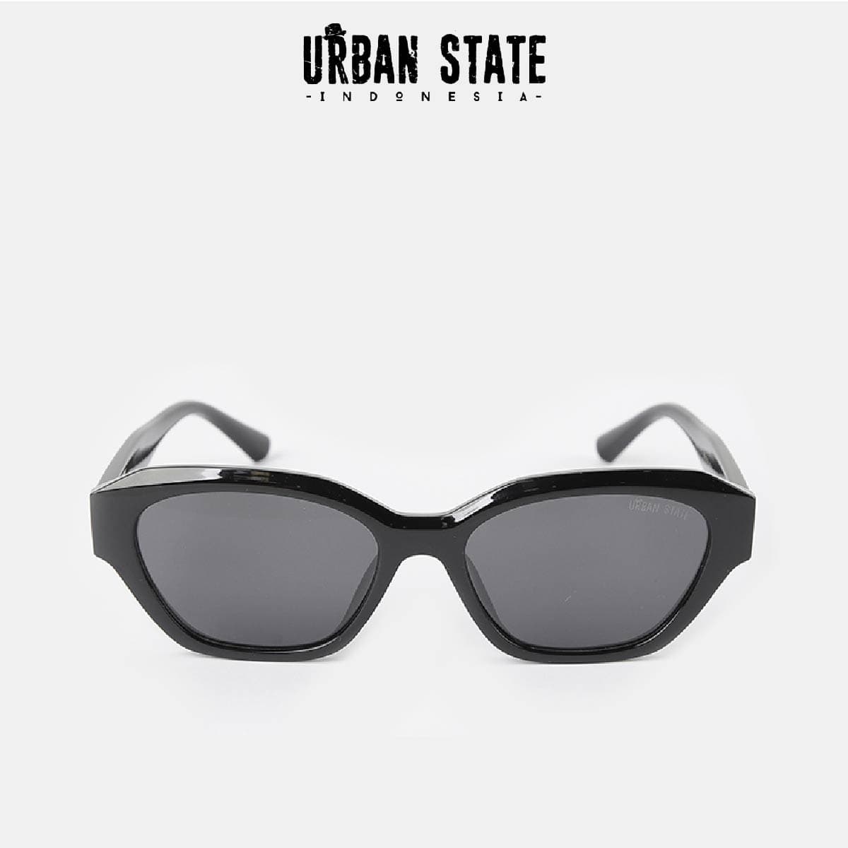 Polarized Nova Cateye Frame Sunglasses - Black Black