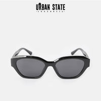Polarized Nova Cateye Frame Sunglasses - Black Black