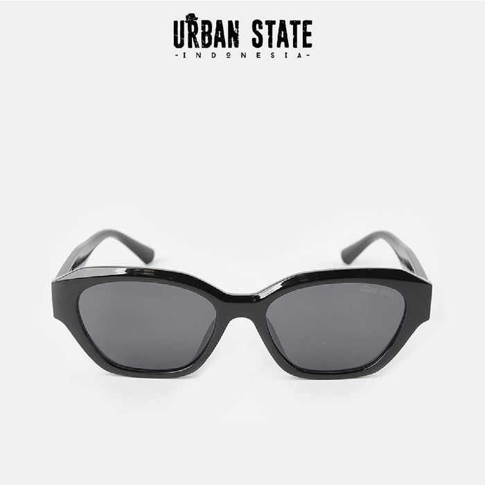 Polarized Nova Cateye Frame Sunglasses - Black Black