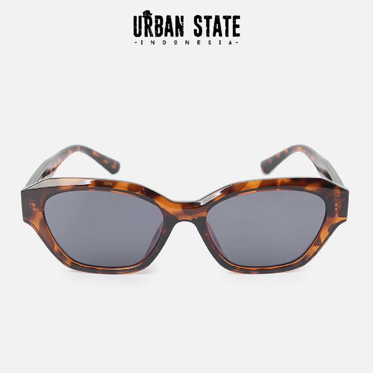 Polarized Nova Cateye Frame Sunglasses - Black Leopard