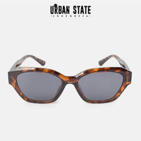 Polarized Nova Cateye Frame Sunglasses - Black Leopard