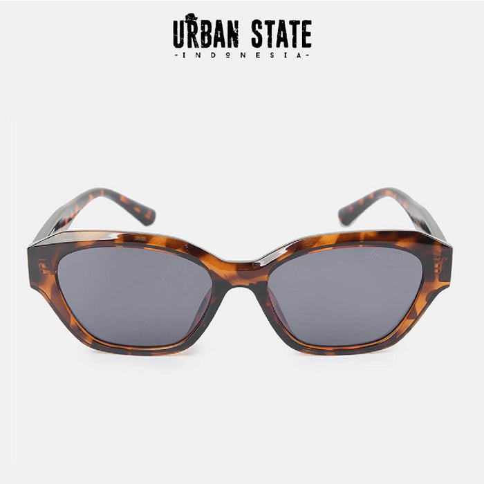 Polarized Nova Cateye Frame Sunglasses - Black Leopard
