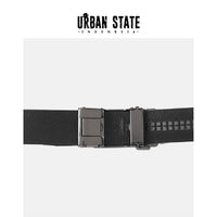 SlateLock Auto Top Grain Leather Belt - Black