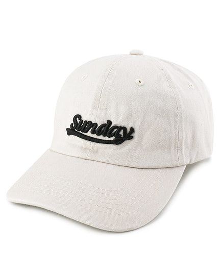 Sunday Baseball Cap - Cream