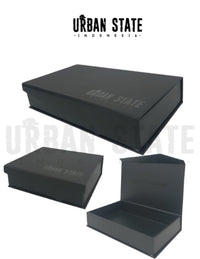 Metro Fold Leather Wallet - Black