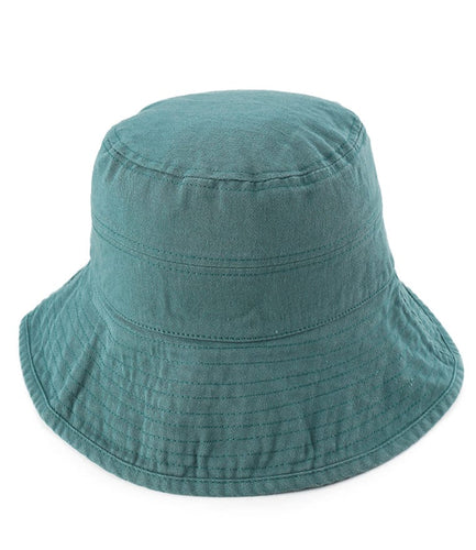 Vintage Canvas Bucket Hat - Green