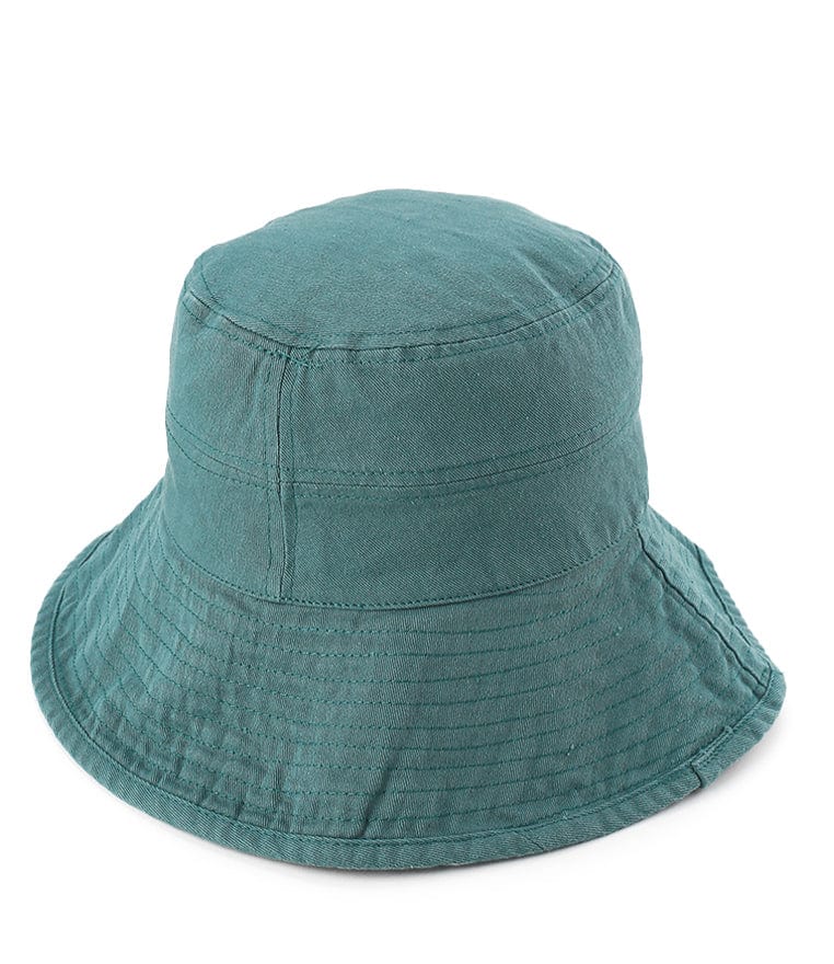 Vintage Canvas Bucket Hat - Green