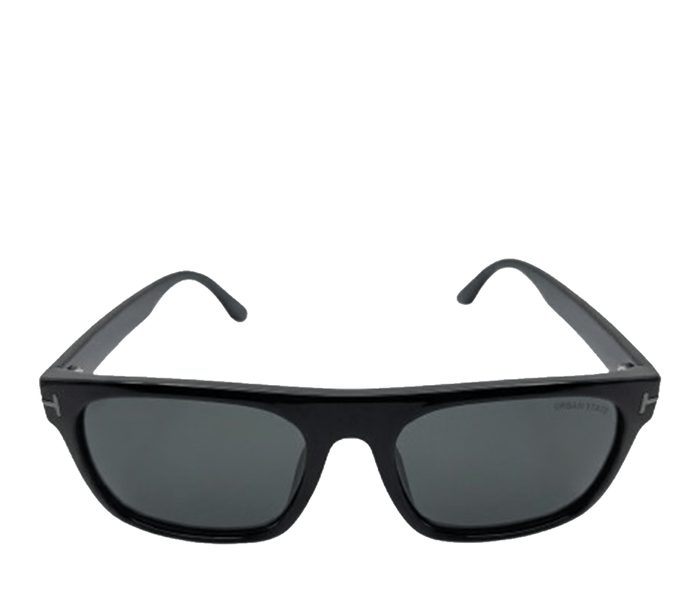 Polarized Titan Square Frame Sunglasses - Black Black
