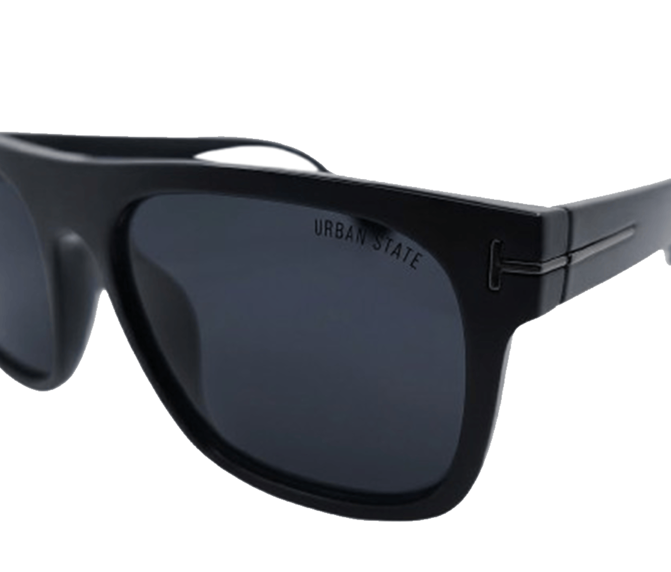 Polarized Titan Square Frame Sunglasses - Black Black