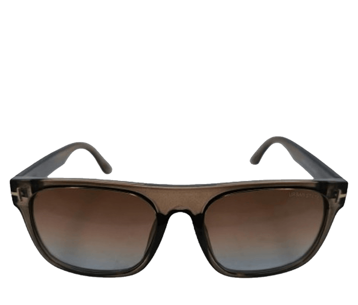 Polarized Titan Square Frame Sunglasses - Multi Brown