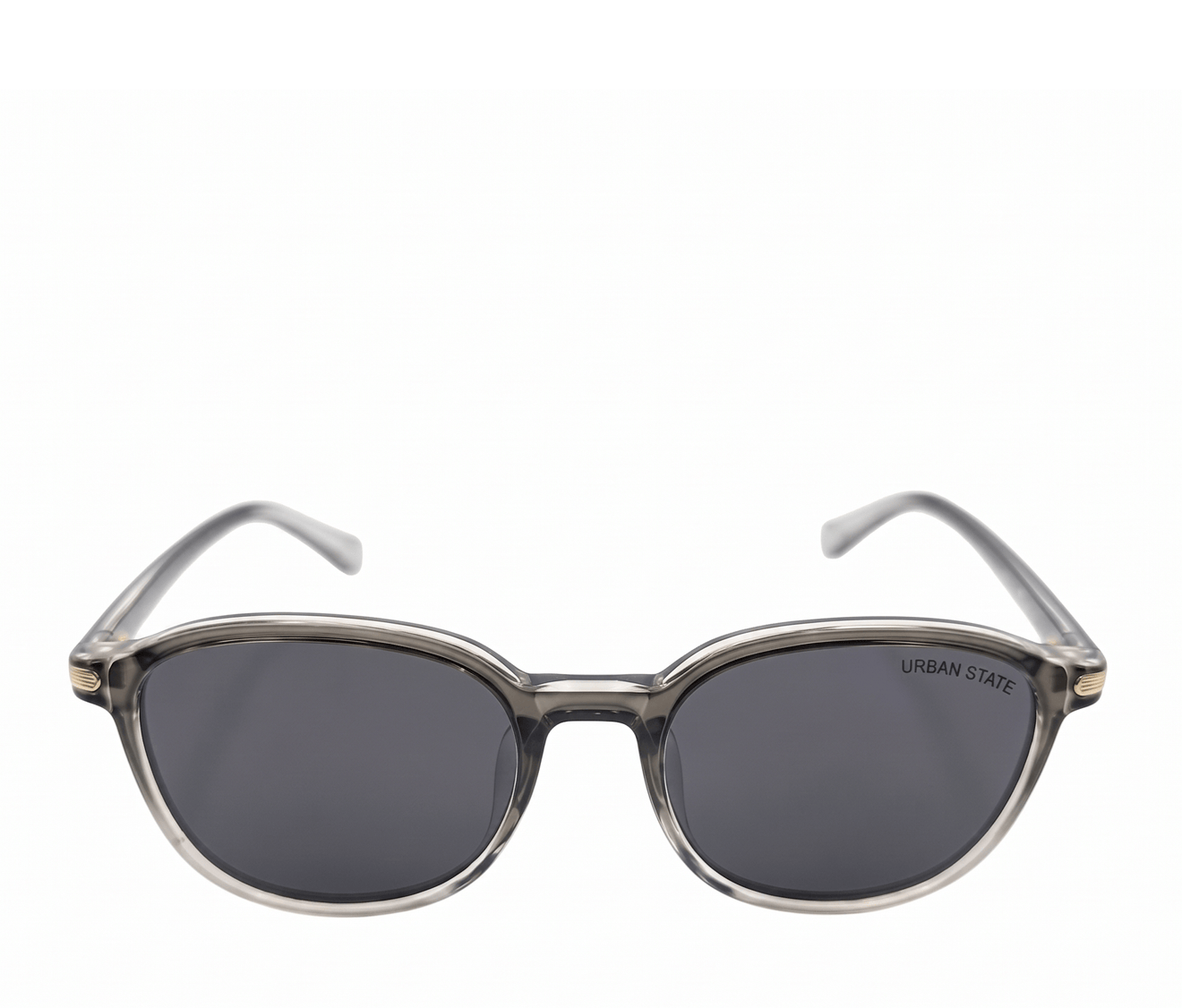 Polarized Harlow Round Frame Sunglasses - Black Multi