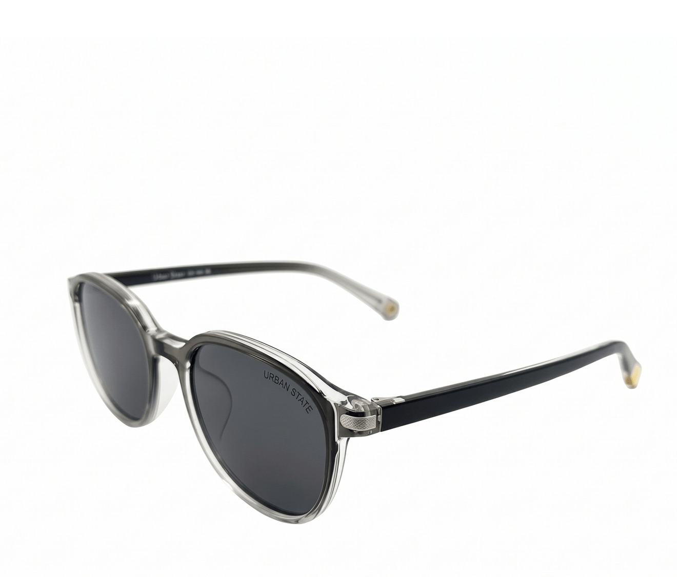 Polarized Harlow Round Frame Sunglasses - Black Multi