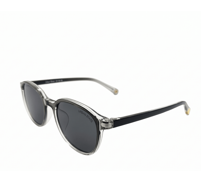 Polarized Harlow Round Frame Sunglasses - Black Multi