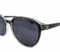 Polarized Harlow Round Frame Sunglasses - Black Multi