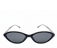 Polarized Vixen Cateye Frame Sunglasses - Black Black