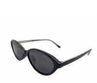 Polarized Vixen Cateye Frame Sunglasses - Black Black