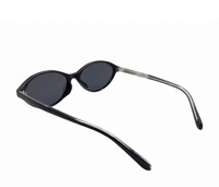 Polarized Vixen Cateye Frame Sunglasses - Black Black