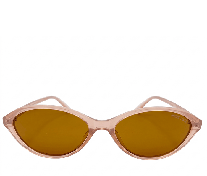 Polarized Vixen Cateye Frame Sunglasses - Brown Clear