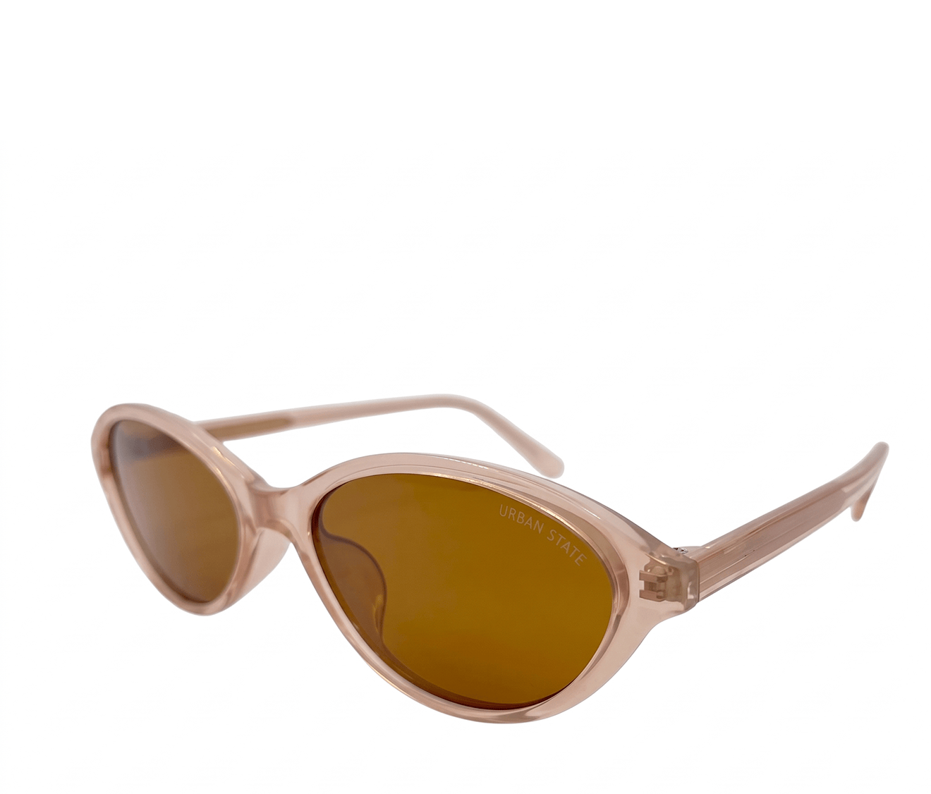 Polarized Vixen Cateye Frame Sunglasses - Brown Clear
